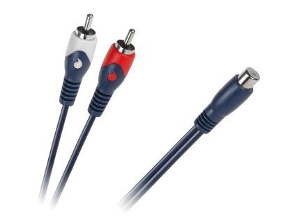 2x RCA - 1RCA utičnica, 0,2m KPO2616