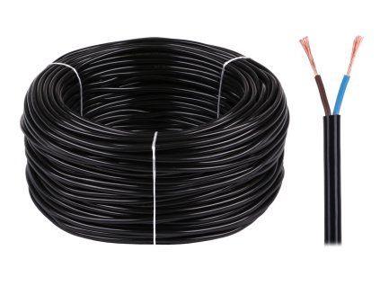 Električni kabel OMY 2x1 300/300V crni