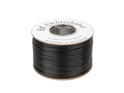 Kabel za zvučnike SMYp 2 x 0,22 mm crni 300 m