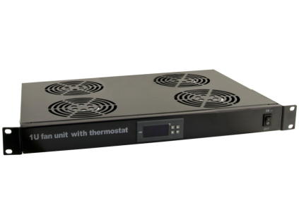 RAWP-1R - Panel s 4 ventilatora s termostatom RACK 1U - Pulsar
