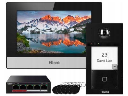 IP-VIS-PRO - Sada video telefona Villa IP, WiFi, Mifare, PoE - Hilook od Hikvision