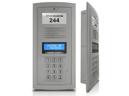 OP-SL255-P - Digitalna ploča interkom sustava, boja pepela - Elfon
