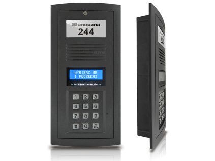 OP-SL255-G - Digitalni panel kućnog telefona, grafitna boja - Elfon