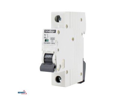 Schelinger modulni jednopolni automatski osigurač B 6 A za DIN šinu BM-A02-G7-1P-B06