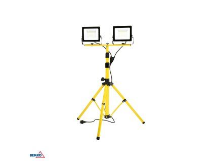 Kafler dvostruki LED reflektor na stalku 2X50W 6500K IP65 BM-C52-TRIPOD-250-6K