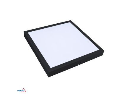 Stropno LED panelno svjetlo 40X40 cm, 32 W, 4000 K, 3500 lm, IP44, crno BM-C72-BLD-044-320-4K-BL