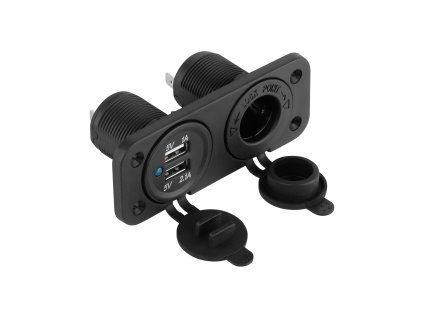 USB punjač za auto 3,1A CHR0002