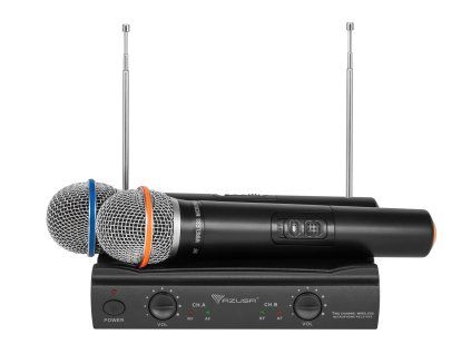 Bezdrôtový mikrofón 2-kanálový VHF V3000