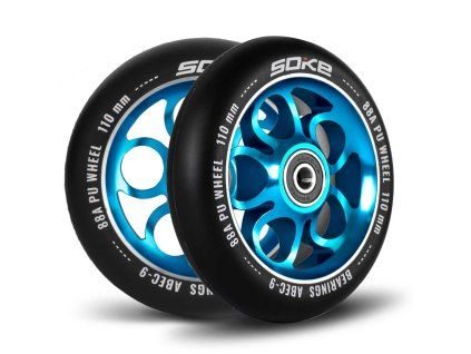 Kotači za freestyle romobil SOKE 110mm 88A plavi 2 kom.