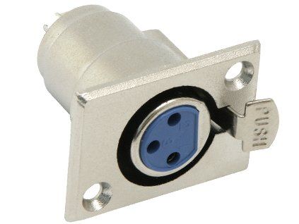 XLR konektor 3P za metalno kućište