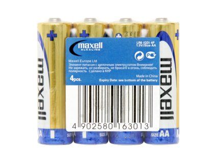 Alkalne baterije AA 1,5 LR6 MAXELL