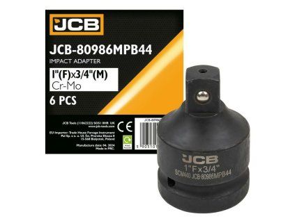 JCB Adapter za udarce OJAČANI čelik SCM440 Cr-Mo 1"(Ž) x 3/4"(M) KVADRAT